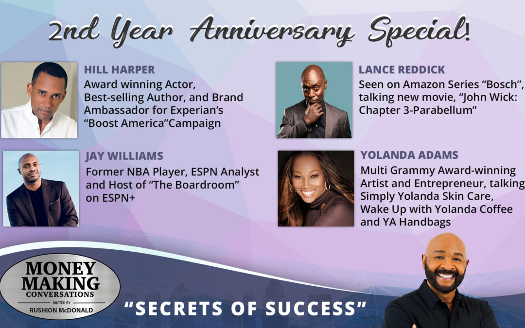 Money Making Conversations: Hill Harper, Jay Williams, Lance Reddick, Yolanda Adams