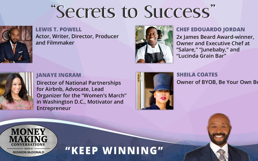 Lewis T. Powell, Chef Edouardo Jordan, Janaye Ingram & Sheila Coates