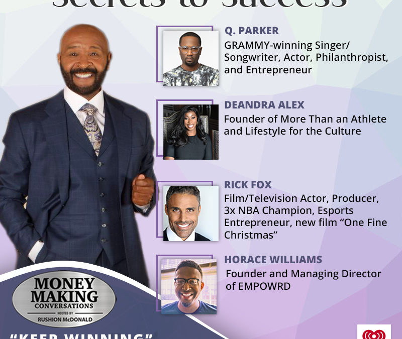 Rick Fox, Q. Parker, Deandra Alex, and Horace Williams