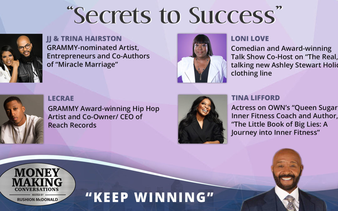 Loni Love, Lecrae, Tina Lifford, JJ & Trina Hairston