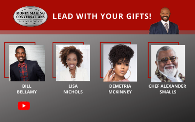 Bill Bellamy, Lisa Nichols, Demetria McKinney & Chef Alexander Smalls