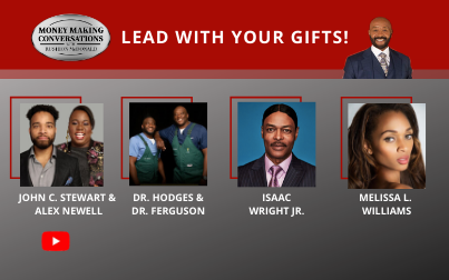 John Clarence Stewart & Alex Newell, Melissa L. Williams, Isaac Wright Jr., Dr. Vernard Hodges & Dr. Terrence Ferguson