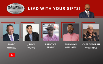 Prentice Penny, Chef Deborah VanTrece, Marc Morial, Jimmy Wong, and Brandon Williams