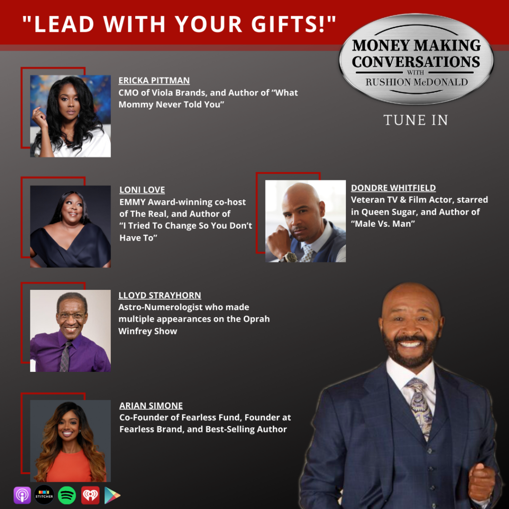 Loni Love, Dondré Whitfield, Ericka Pittman, Lloyd Strayhorn and Arian