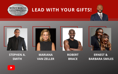 Stephen A. Smith – ESPN’s “First Take,”; Mariana van Zeller – National Geographic, “Trafficked with Marianna Van Zeller,”; Robert Brace – 28 Day Fitness Challenge Program; and Ernest & Barbara Furlow-Smiles – Founders of the Customizable