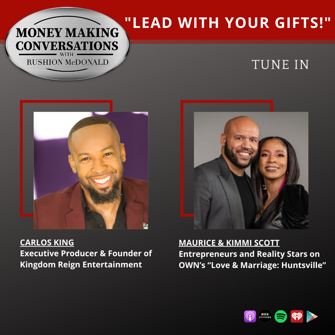 money making conversations British comedian Gina Yashere, Gospel Music Exec Phil Thornton