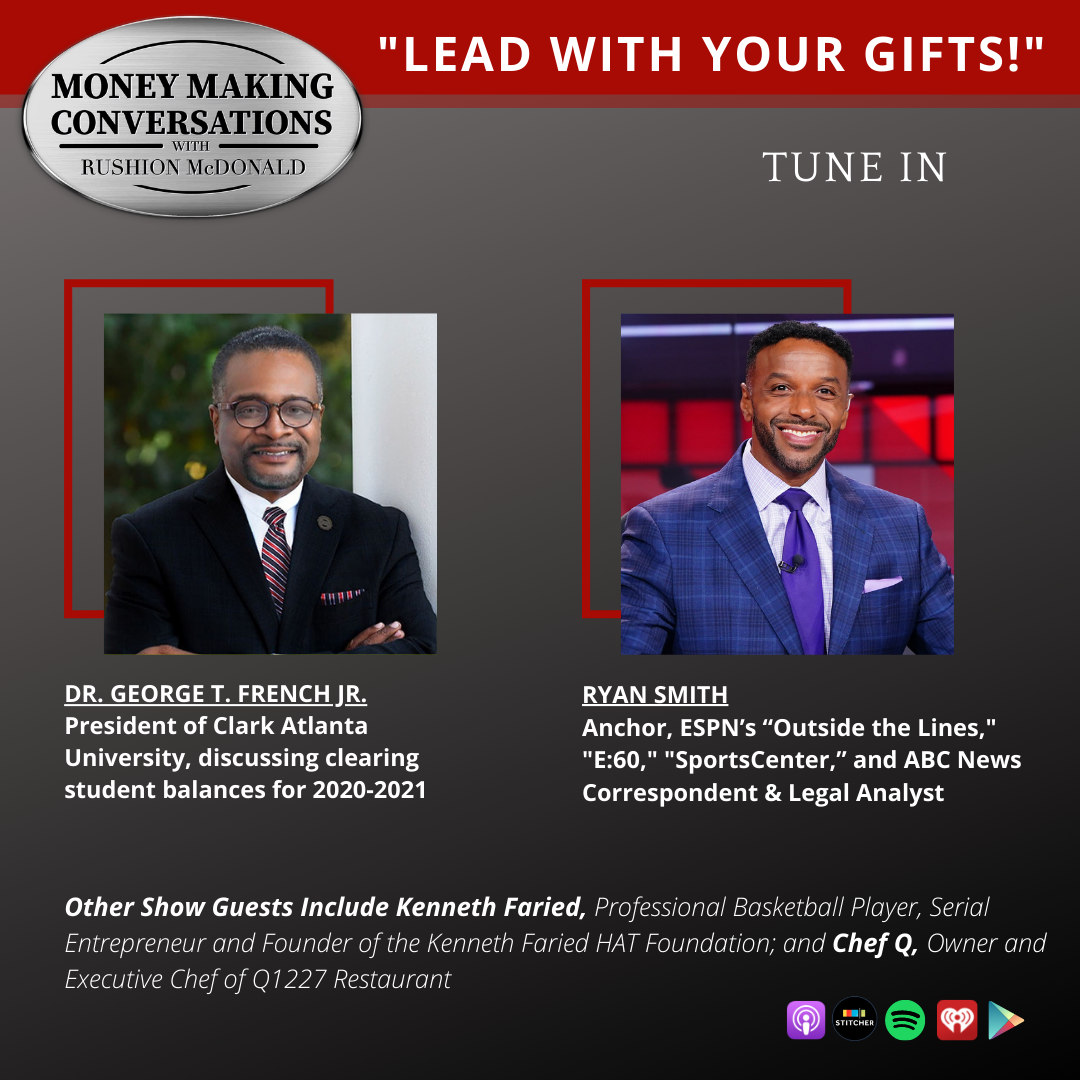 MMC Square 8-3 money making conversations British comedian Gina Yashere, Gospel Music Exec Phil Thornton