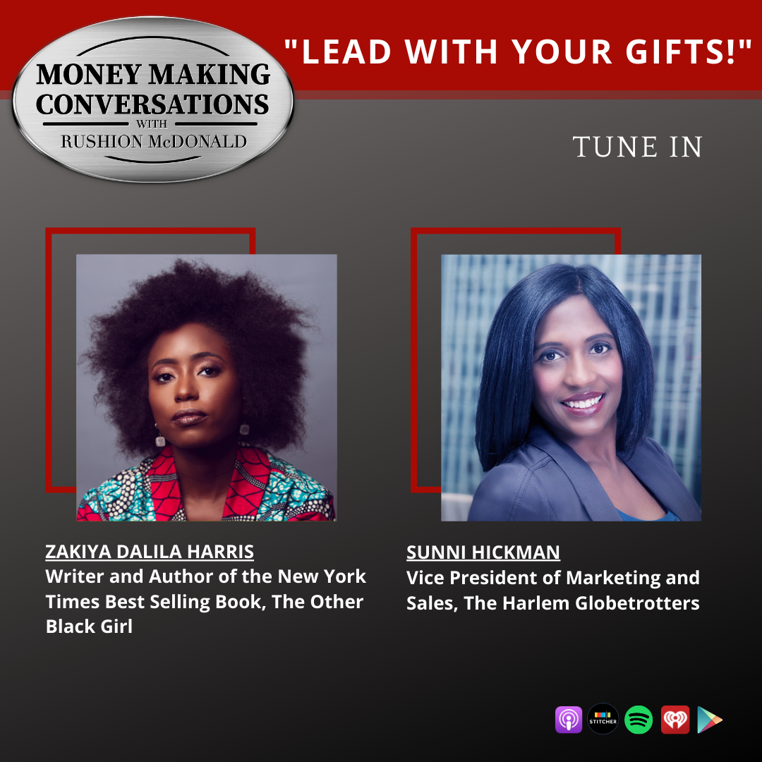 money making conversations British comedian Gina Yashere, Gospel Music Exec Phil Thornton