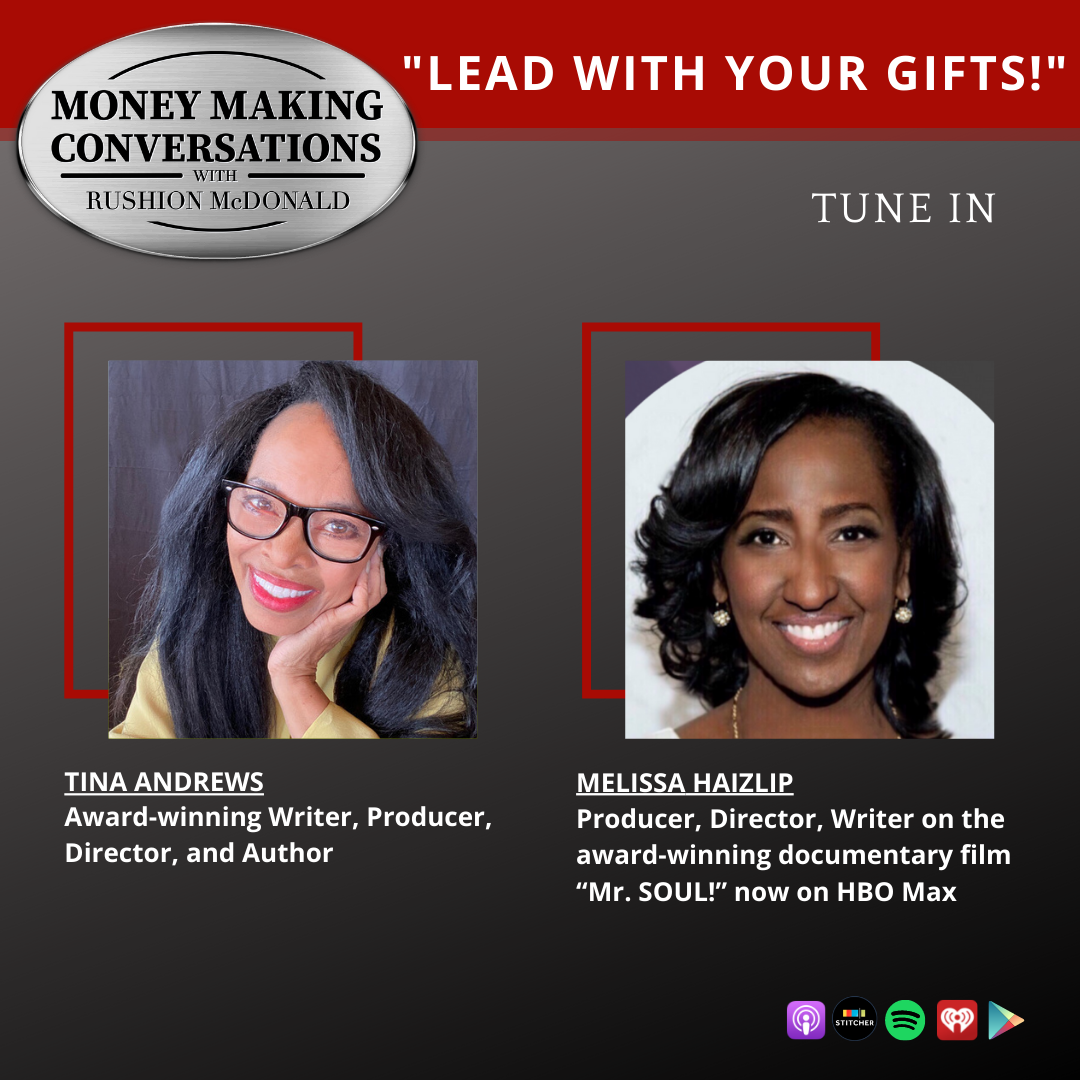 MMC Square 9-7 money making conversations British comedian Gina Yashere, Gospel Music Exec Phil Thornton