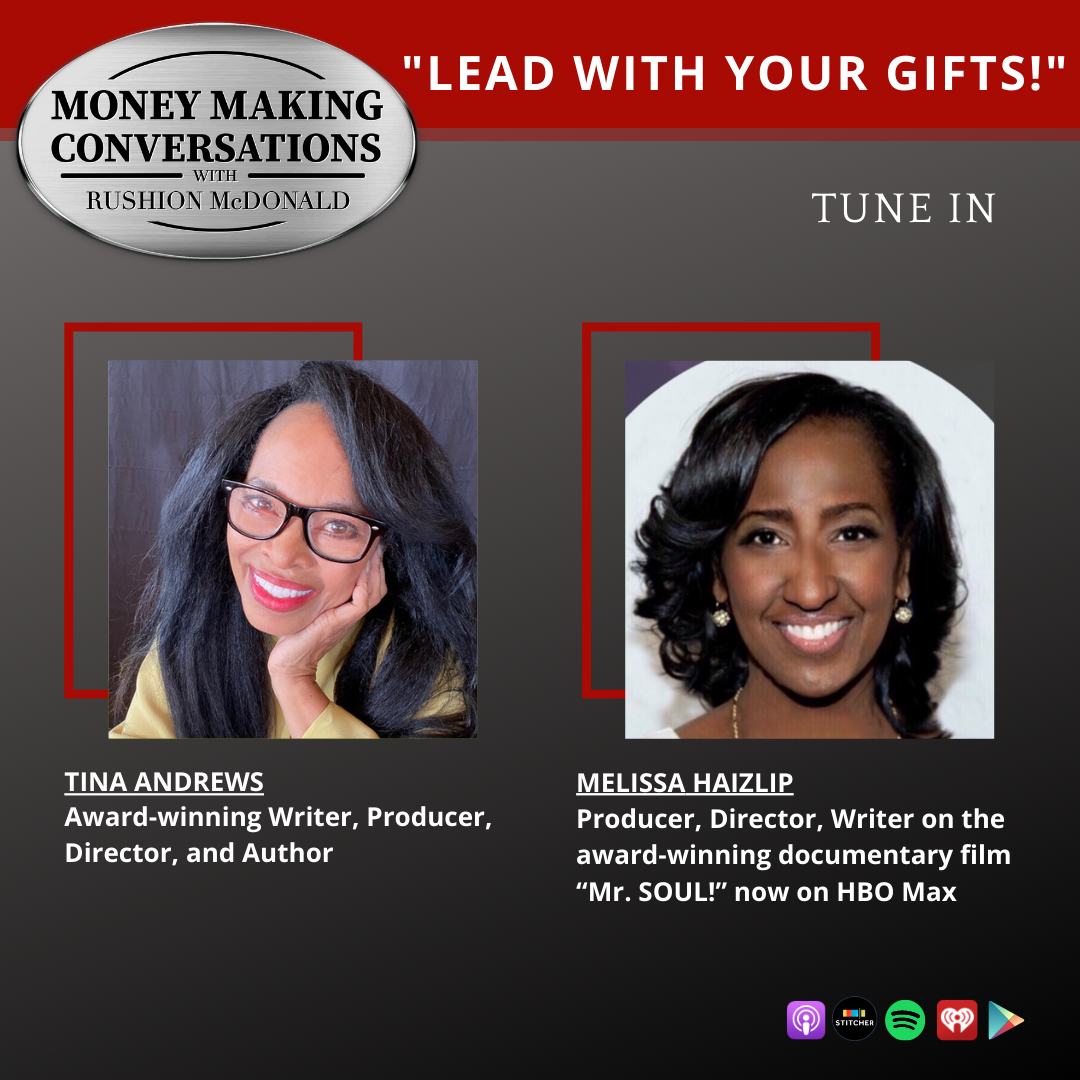 money making conversations British comedian Gina Yashere, Gospel Music Exec Phil Thornton