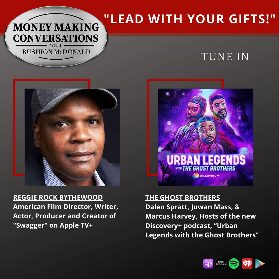 money making conversations British comedian Gina Yashere, Gospel Music Exec Phil Thornton