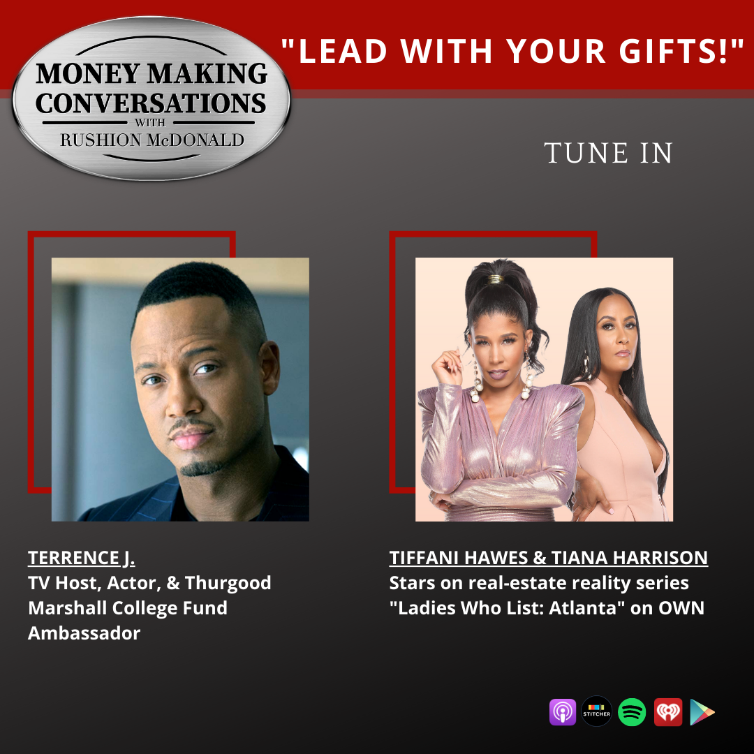 money making conversations British comedian Gina Yashere, Gospel Music Exec Phil Thornton