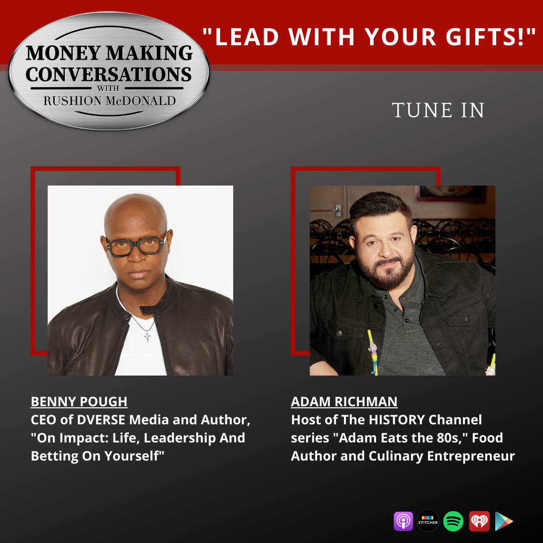 MMC Square 3-15 money making conversations British comedian Gina Yashere, Gospel Music Exec Phil Thornton