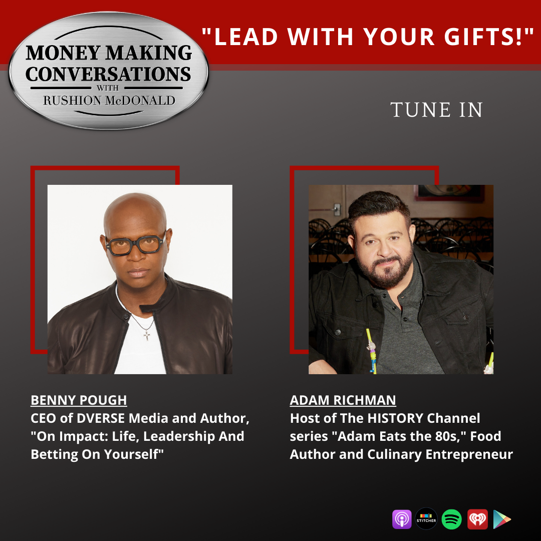 money making conversations British comedian Gina Yashere, Gospel Music Exec Phil Thornton