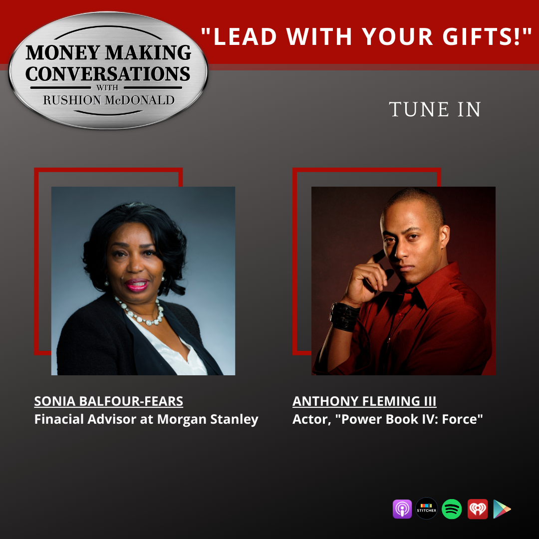 money making conversations British comedian Gina Yashere, Gospel Music Exec Phil Thornton