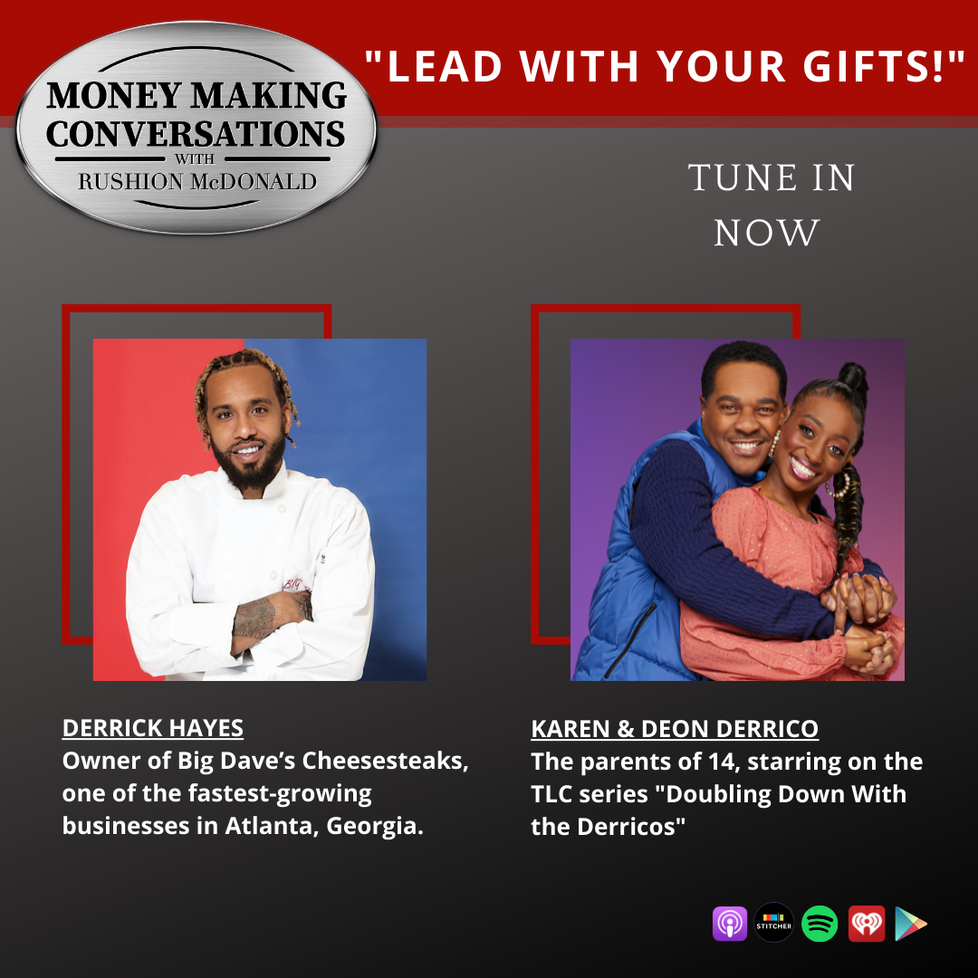MMC Square 4-12 money making conversations British comedian Gina Yashere, Gospel Music Exec Phil Thornton