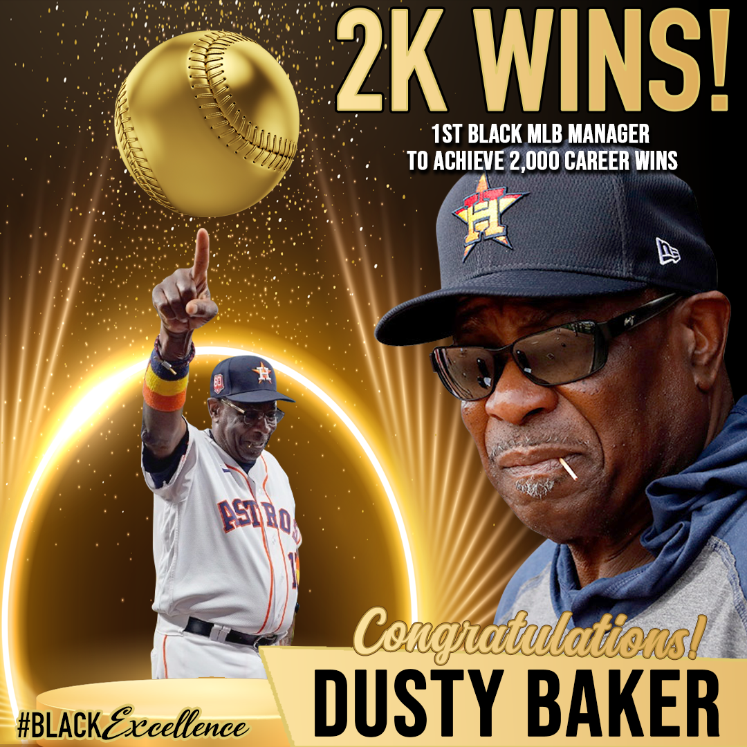 Dusty Baker becomes first Black MLB manager to win 2,000 games