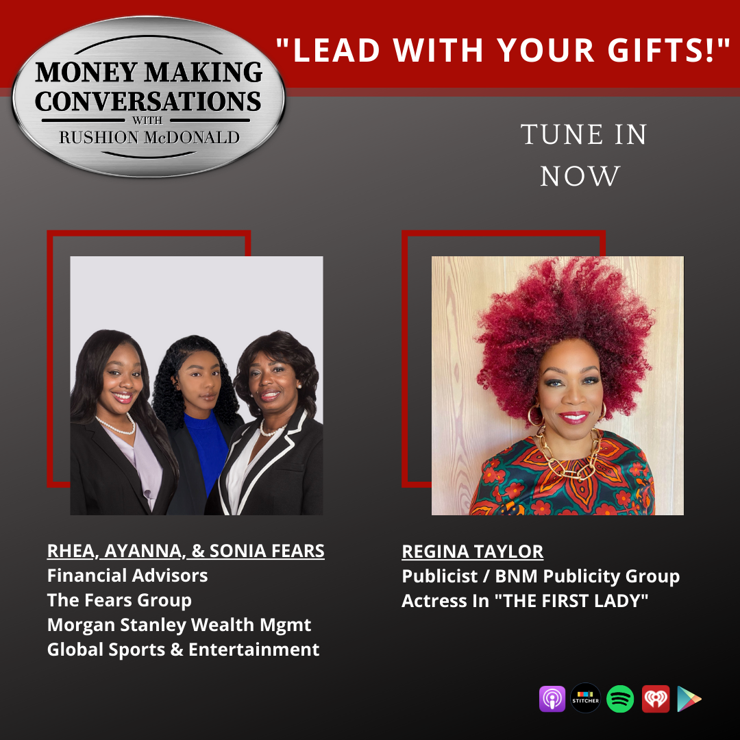 MMC Square 5-10 money making conversations British comedian Gina Yashere, Gospel Music Exec Phil Thornton