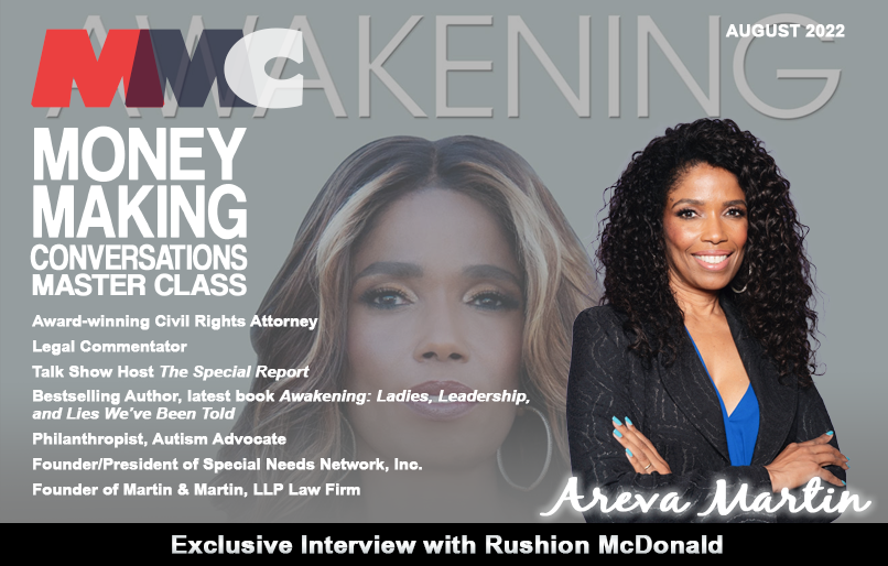 Societal norms, gender roles and woman’s equality tackled by Award-Winning Civil Rights Attorney, Best-Selling Author, Areva Martin Esq.